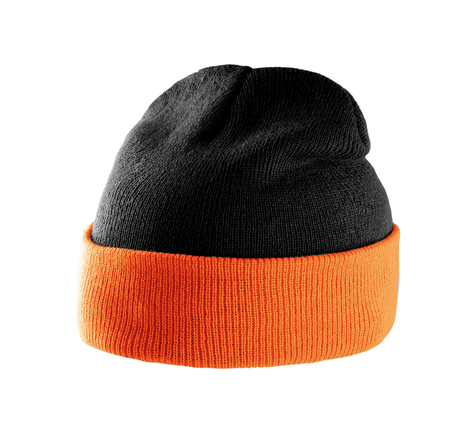 KP514 - Bonnet bicolore avec revers - Occifloc