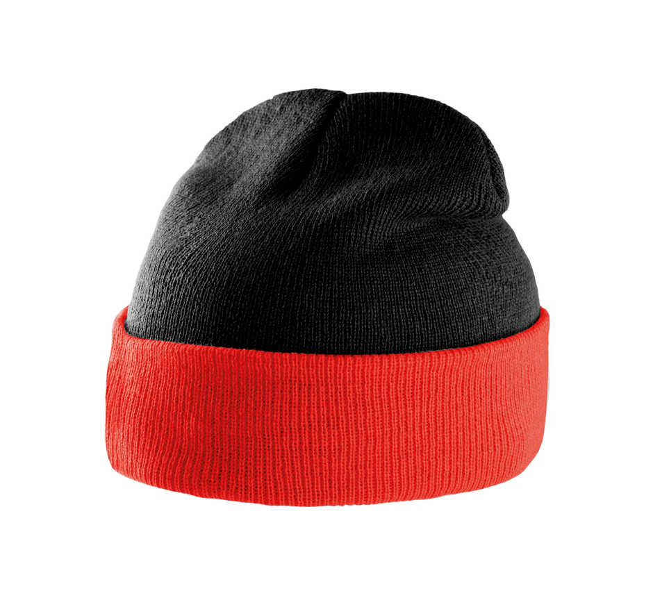 KP514 - Bonnet bicolore avec revers - Occifloc