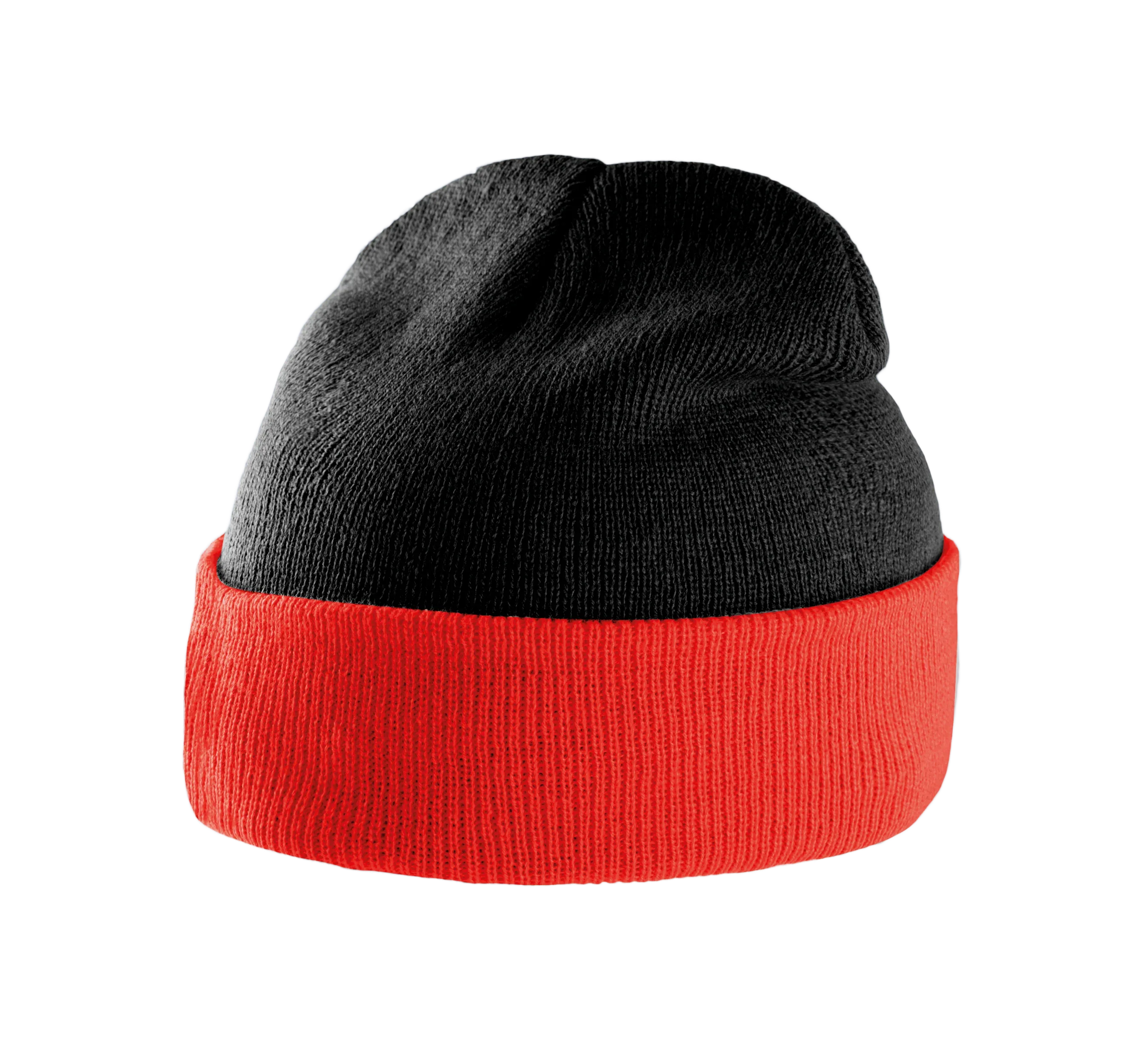 KP514 - Bonnet bicolore avec revers - Occifloc