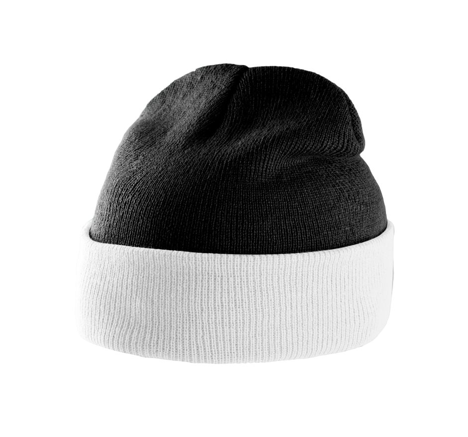 KP514 - Bonnet bicolore avec revers - Occifloc
