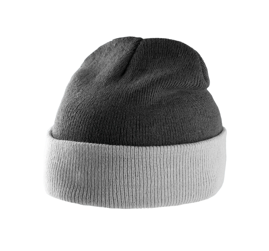 KP514 - Bonnet bicolore avec revers - Occifloc