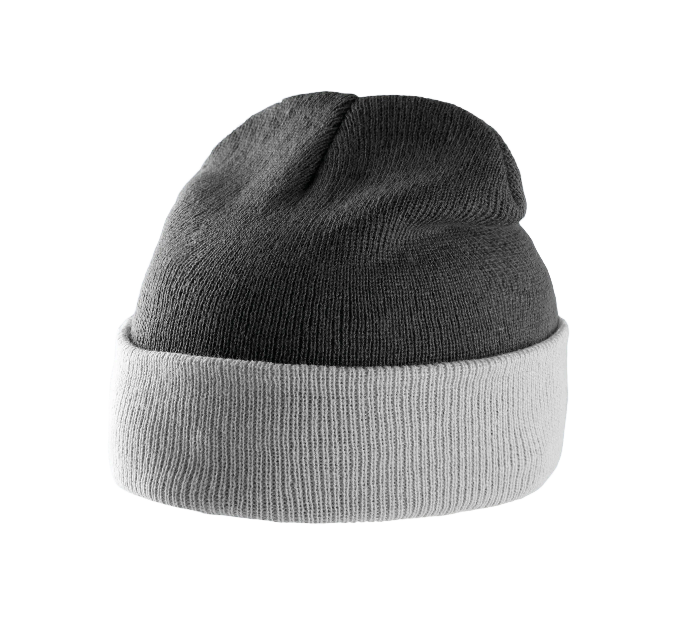 KP514 - Bonnet bicolore avec revers - Occifloc