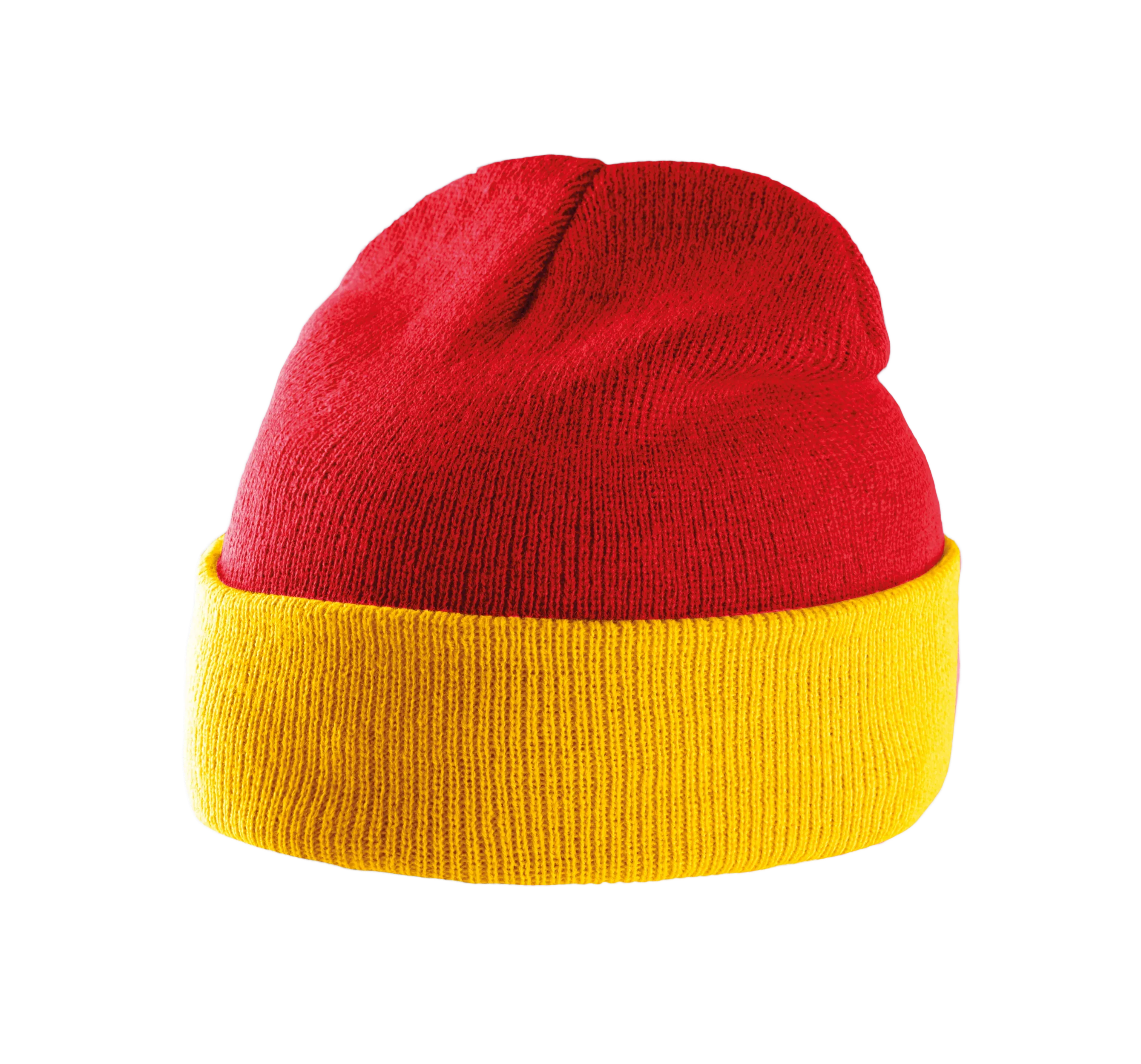KP514 - Bonnet bicolore avec revers - Occifloc