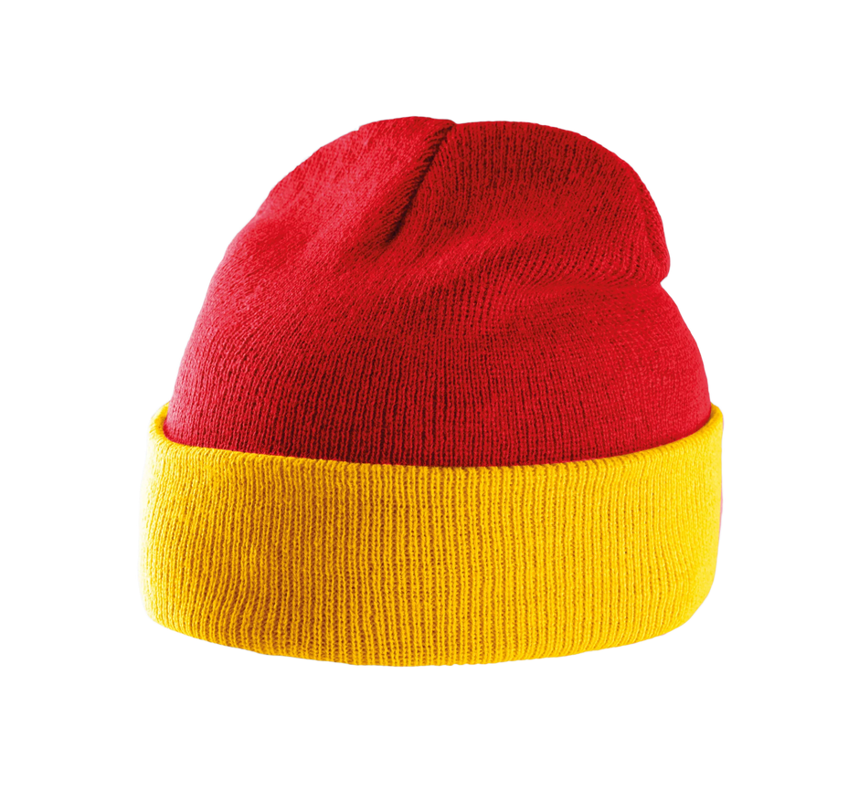 KP514 - Bonnet bicolore avec revers - Occifloc