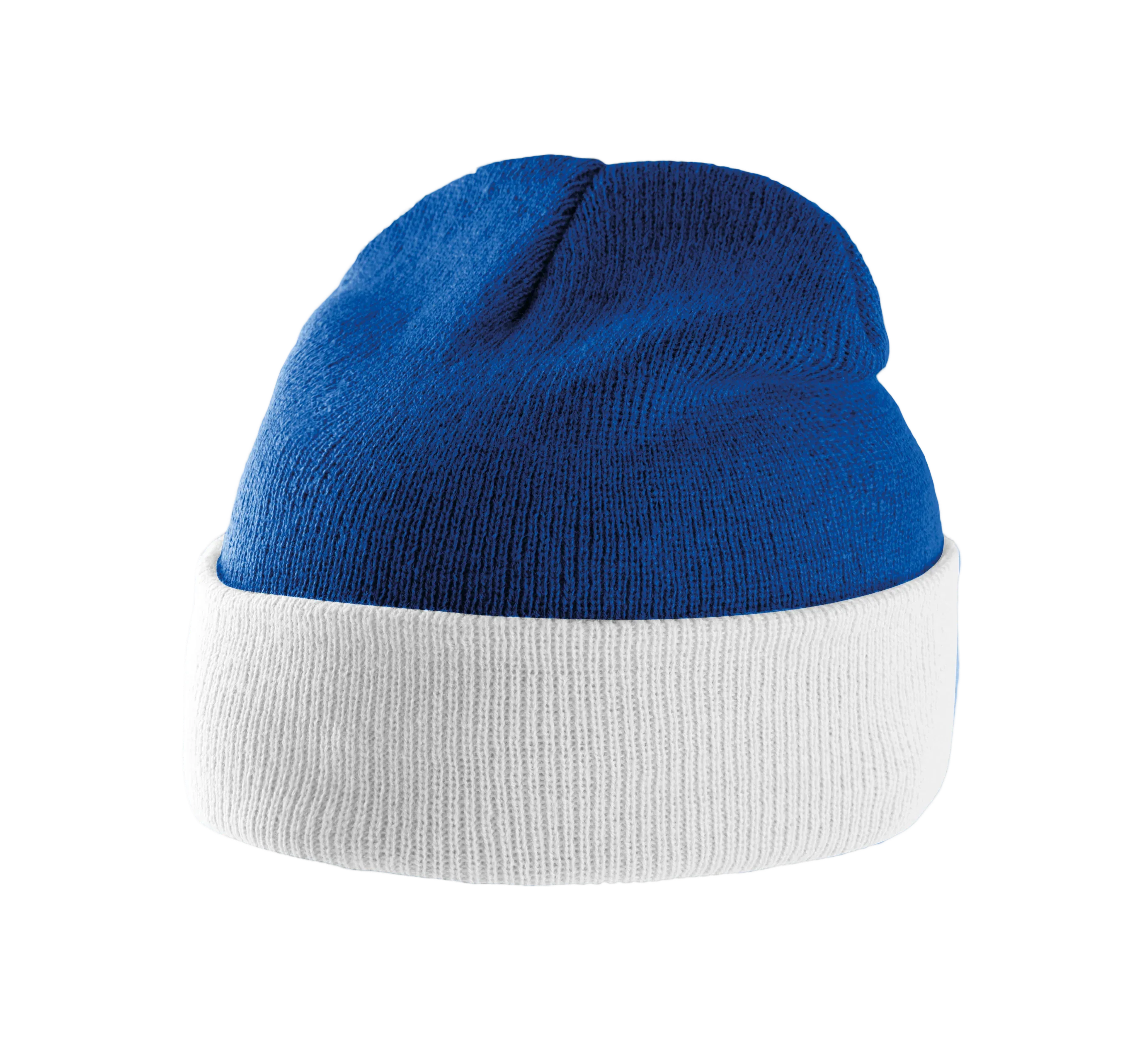 KP514 - Bonnet bicolore avec revers - Occifloc