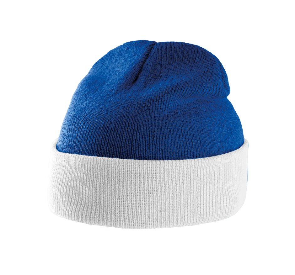 KP514 - Bonnet bicolore avec revers - Occifloc