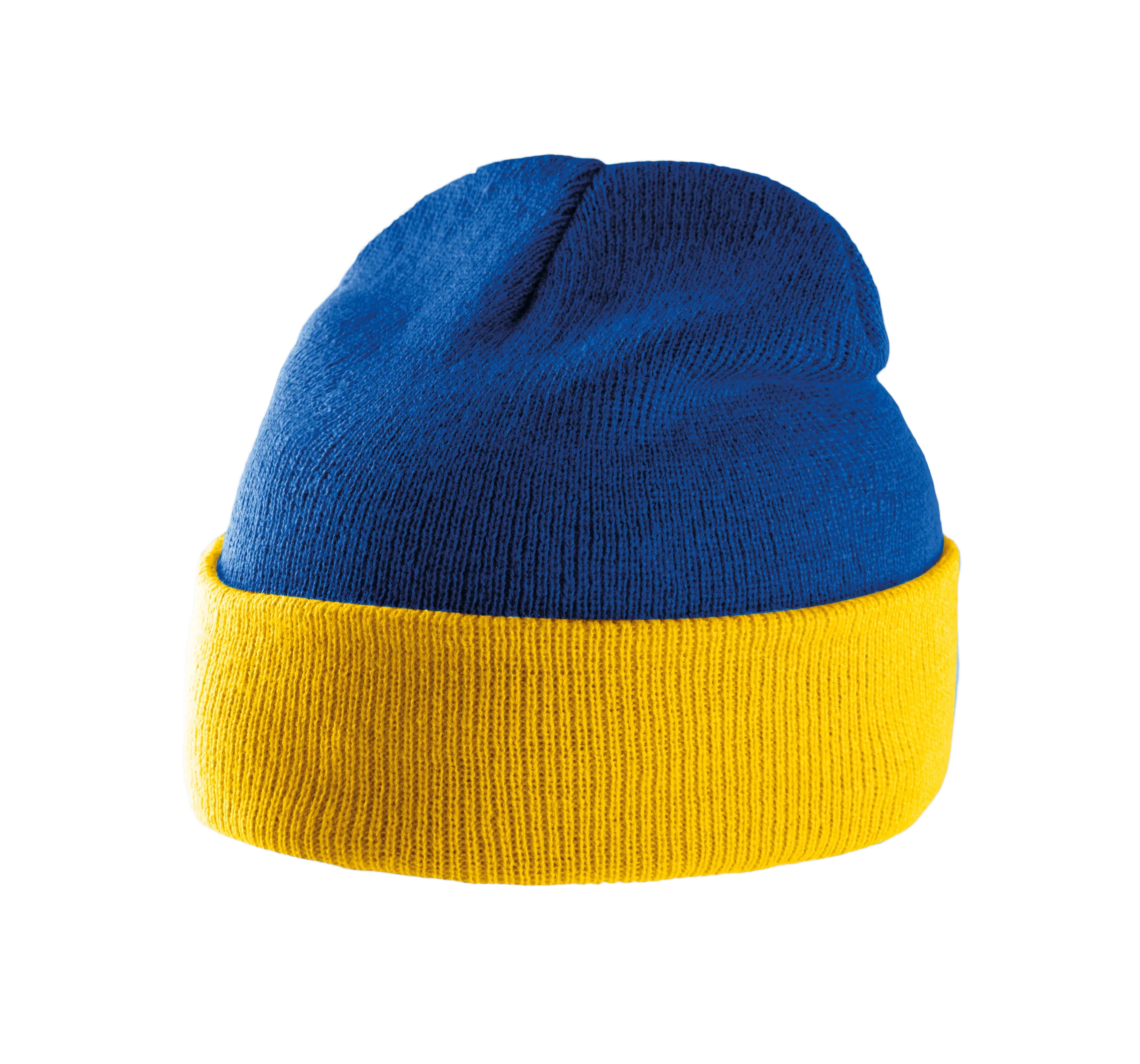 KP514 - Bonnet bicolore avec revers - Occifloc