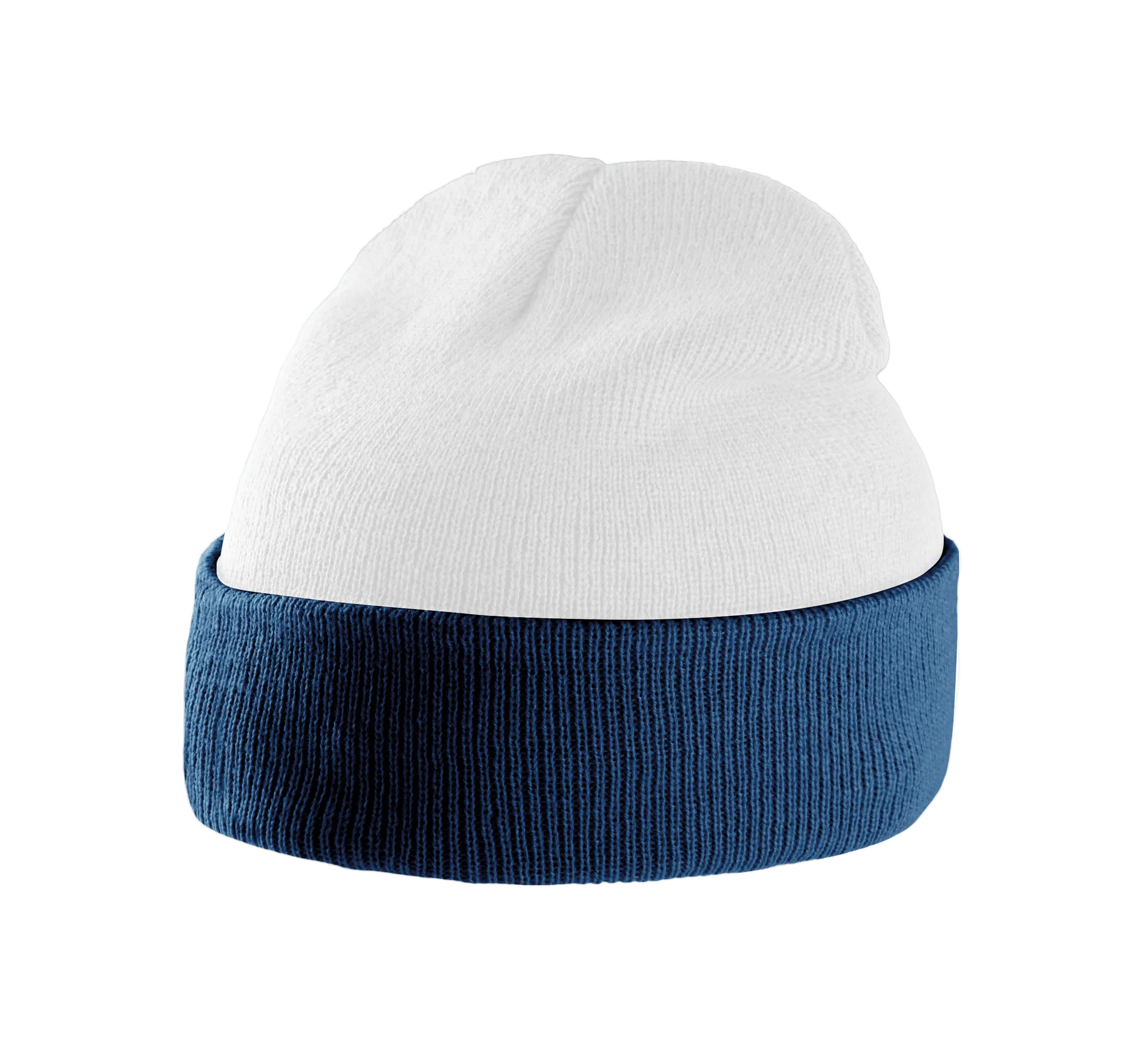 KP514 - Bonnet bicolore avec revers - Occifloc