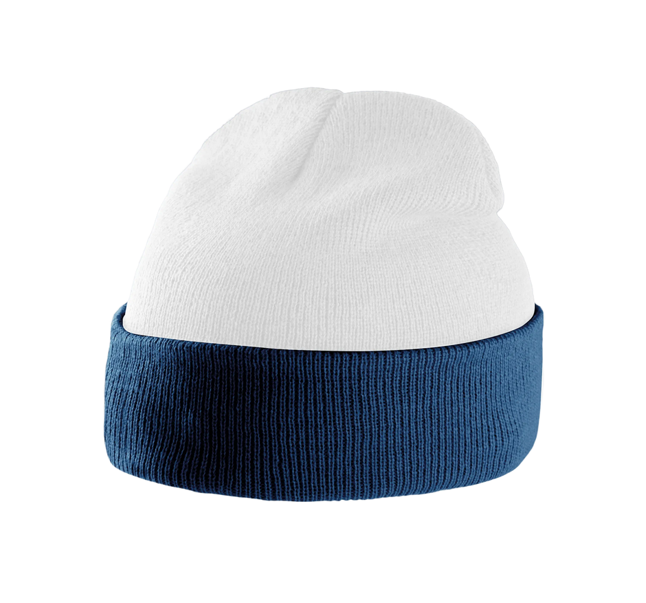 KP514 - Bonnet bicolore avec revers - Occifloc
