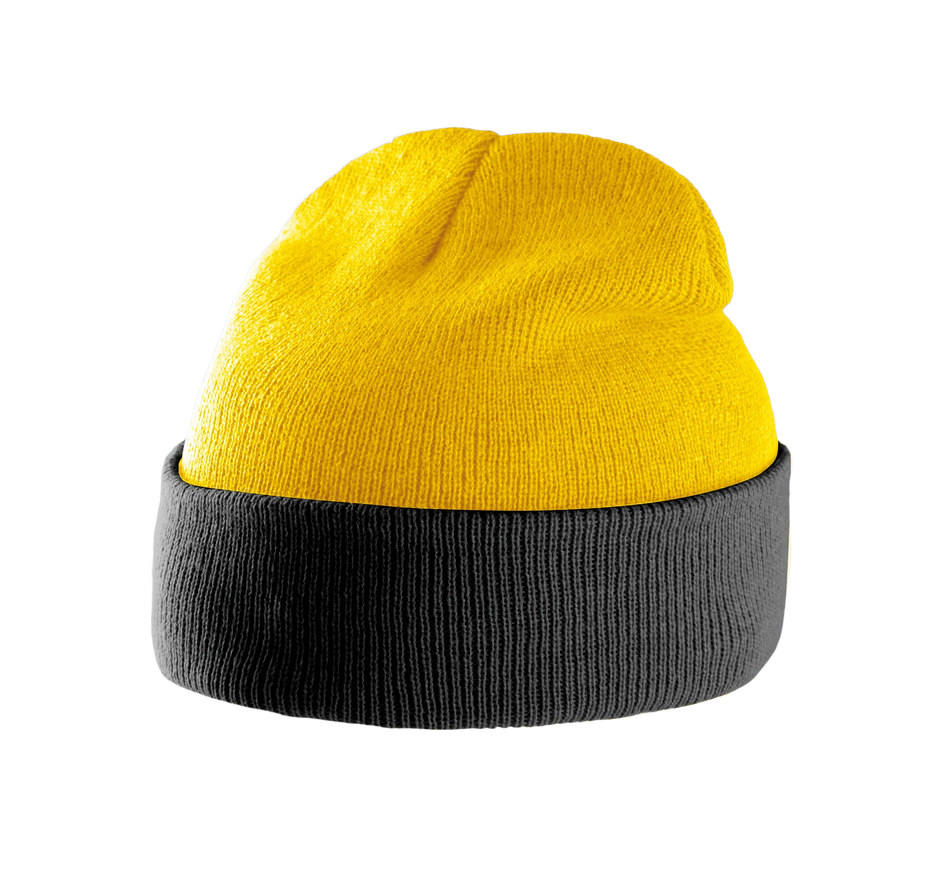 KP514 - Bonnet bicolore avec revers - Occifloc