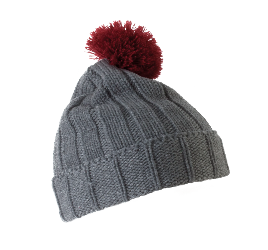 KP519 - Bonnet à pompon avec revers - Occifloc