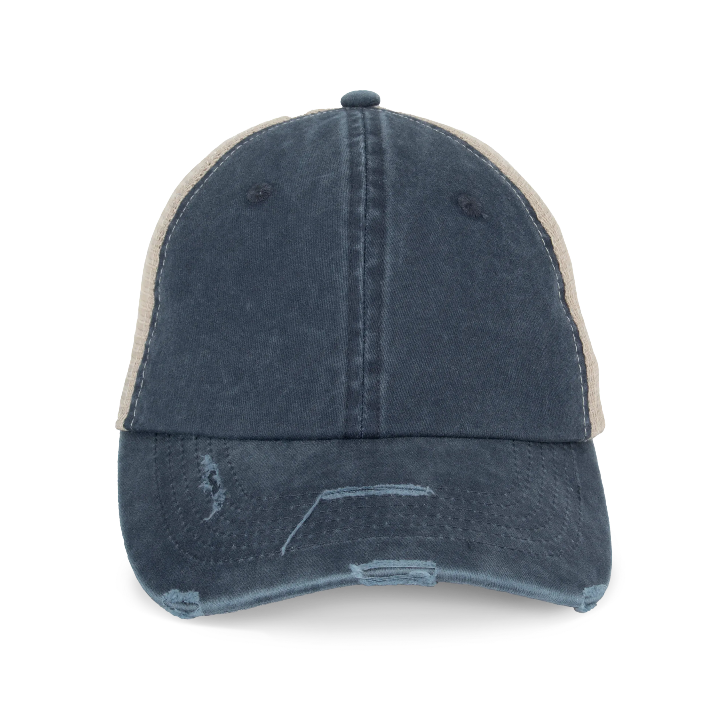 NS027 - Casquette trucker écoresponsable effet déchiré unisexe - Occifloc