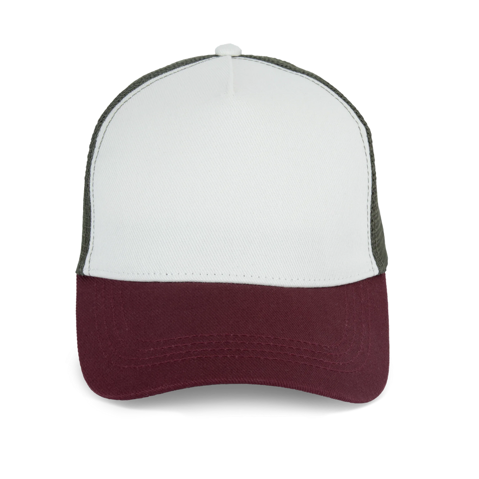 NS035 - Casquette trucker écoresponsable 5 panneaux unisexe - Occifloc