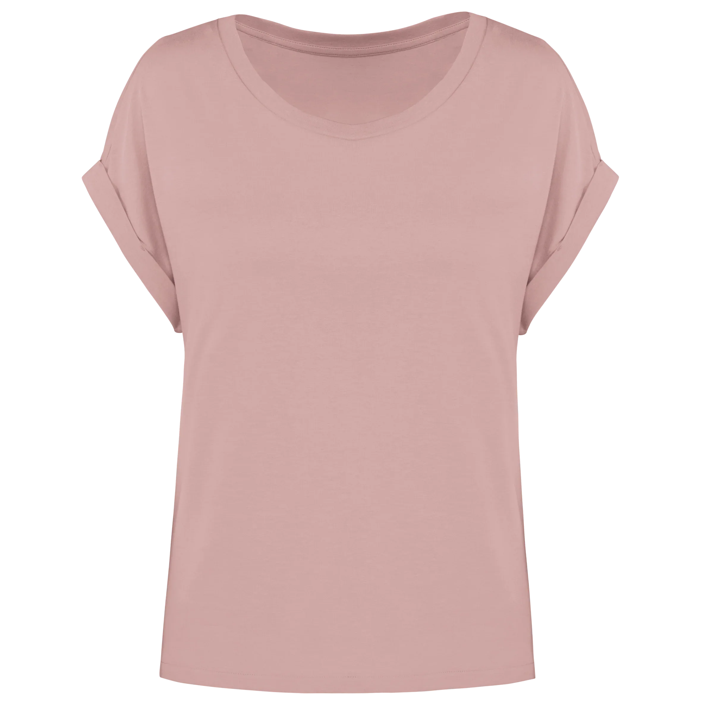NS309 - T-shirt écoresponsable manches à revers femme - Occifloc