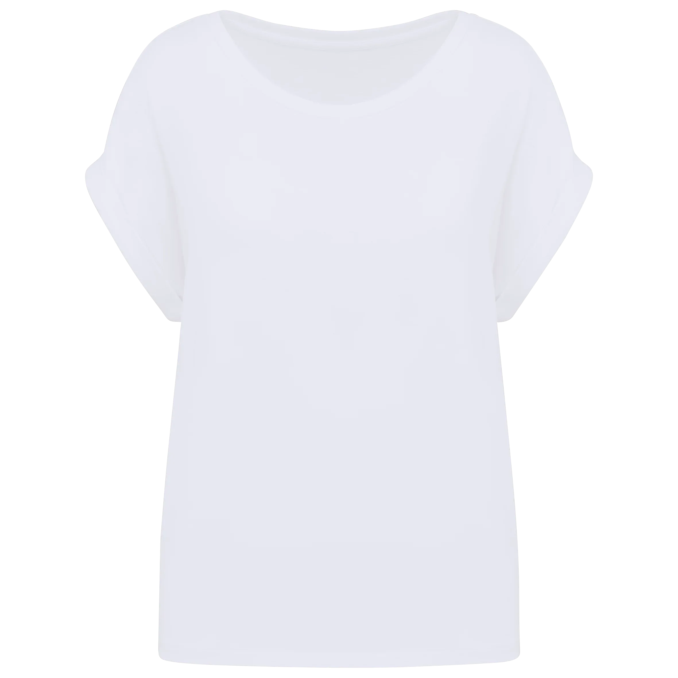 NS309 - T-shirt écoresponsable manches à revers femme - Occifloc