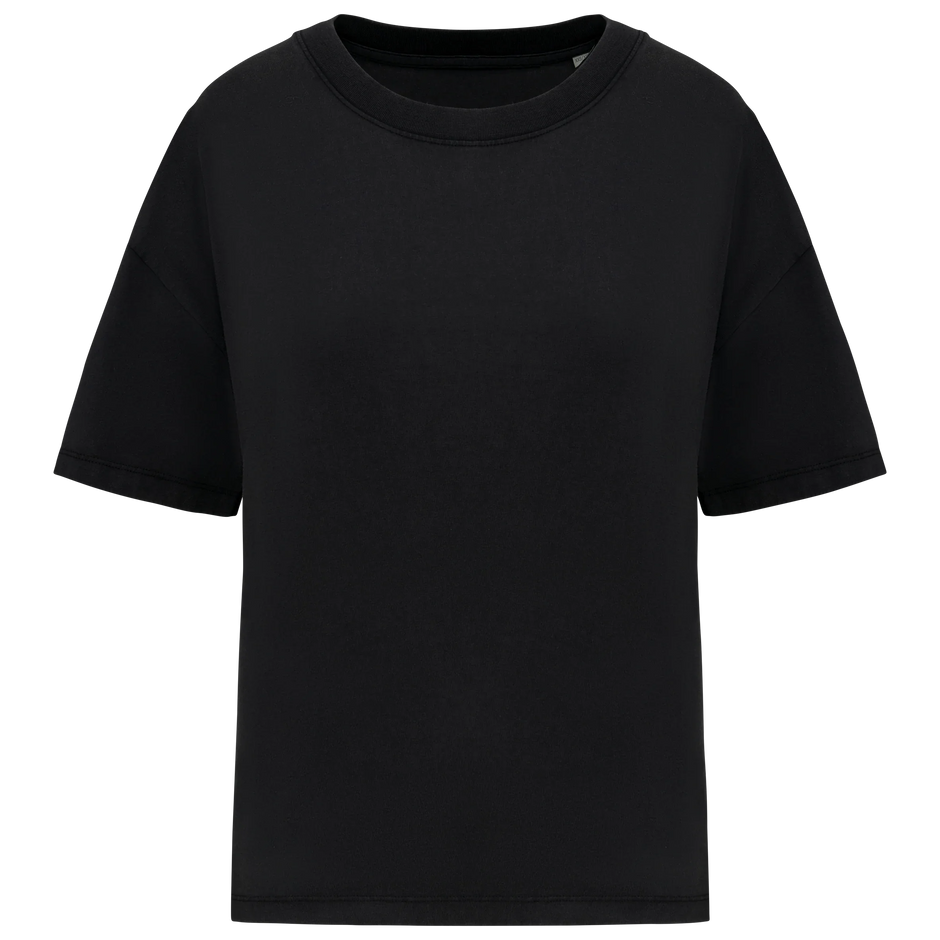 NS327 - T-shirt écoresponsable oversize délavé femme - Occifloc