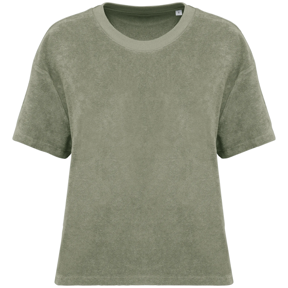 NS328 - T-shirt écoresponsable en éponge femme - Occifloc