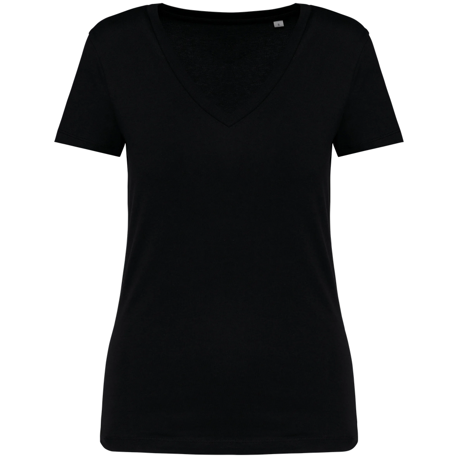 NS334 - T-shirt écoresponsable col V femme - Occifloc