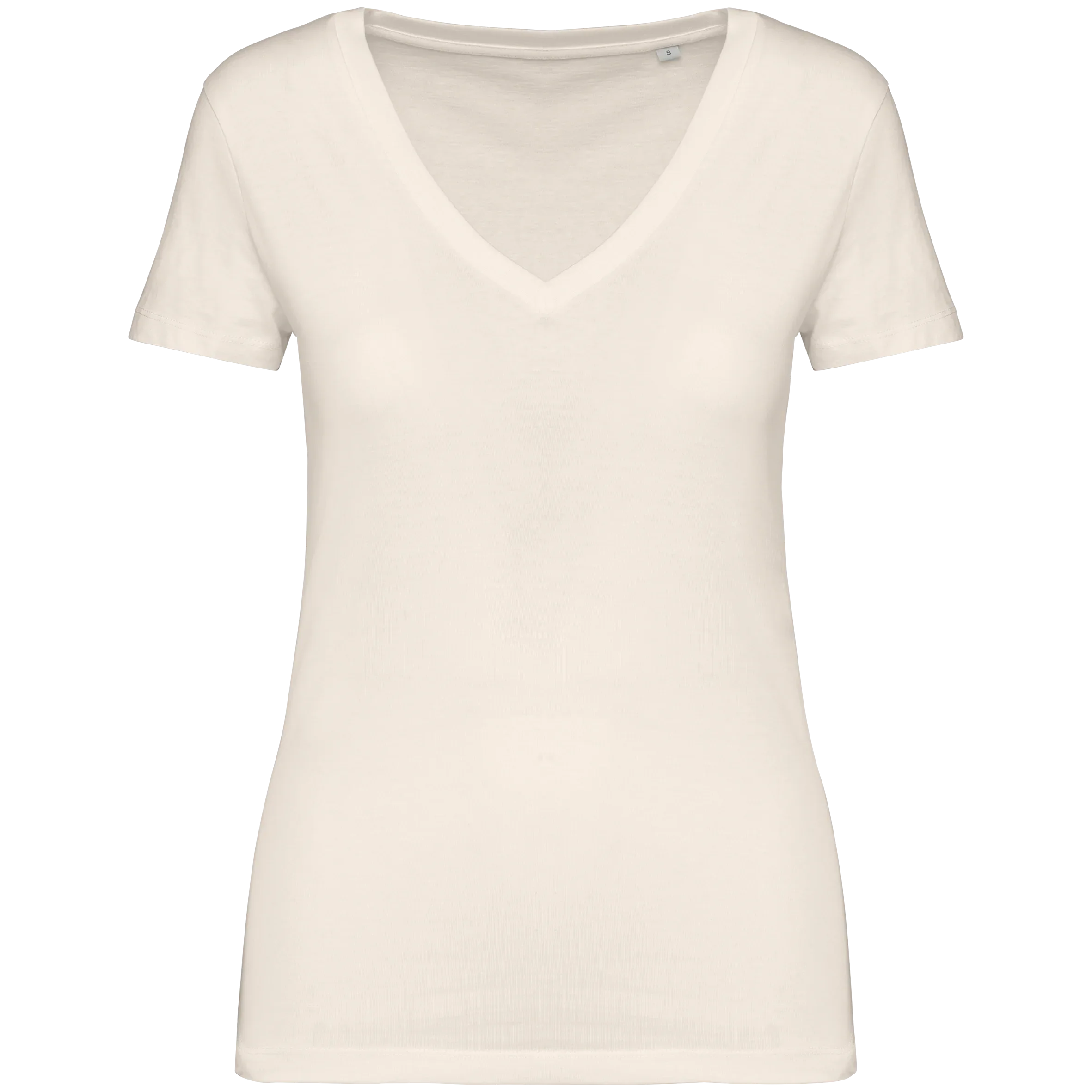 NS334 - T-shirt écoresponsable col V femme - Occifloc