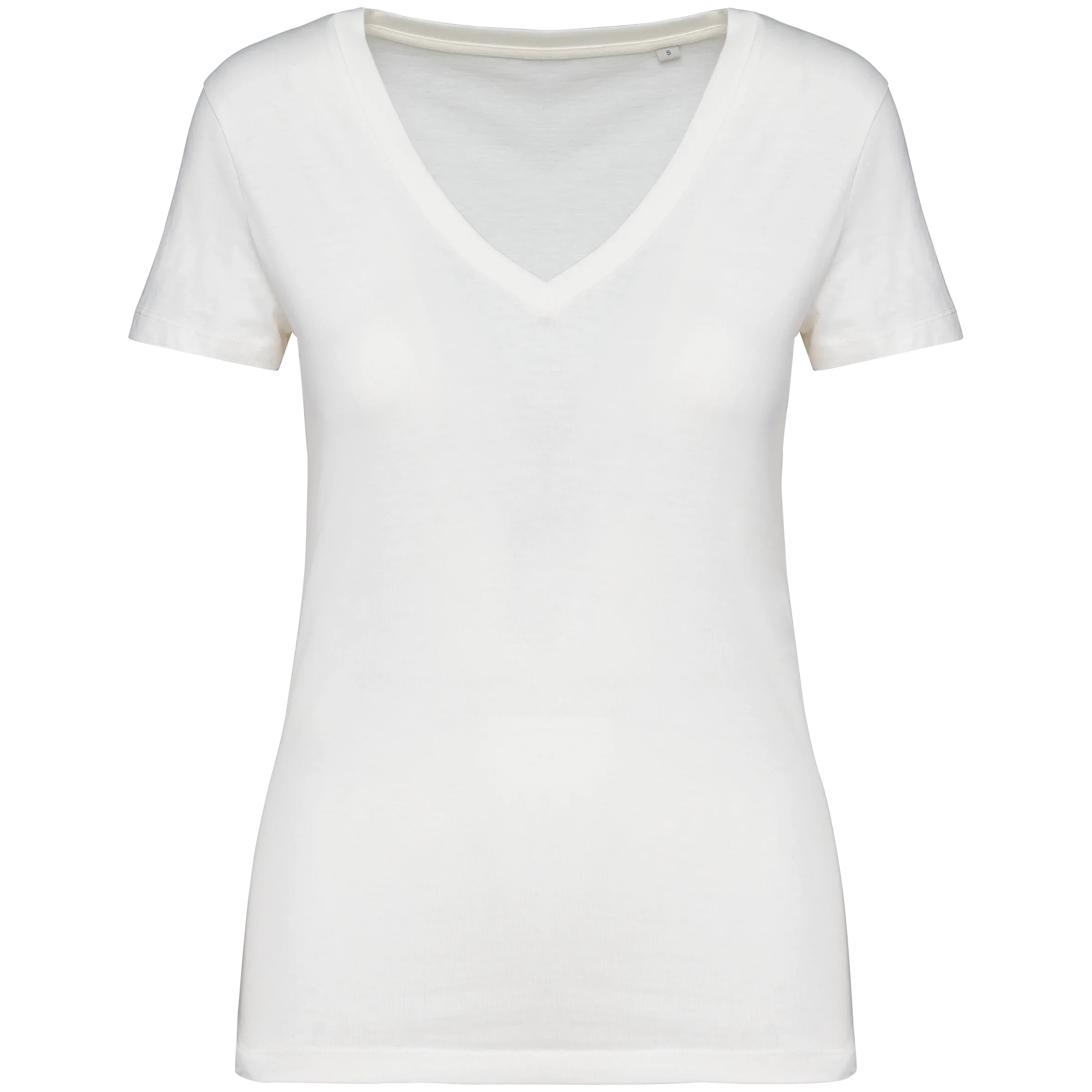 NS334 - T-shirt écoresponsable col V femme - Occifloc