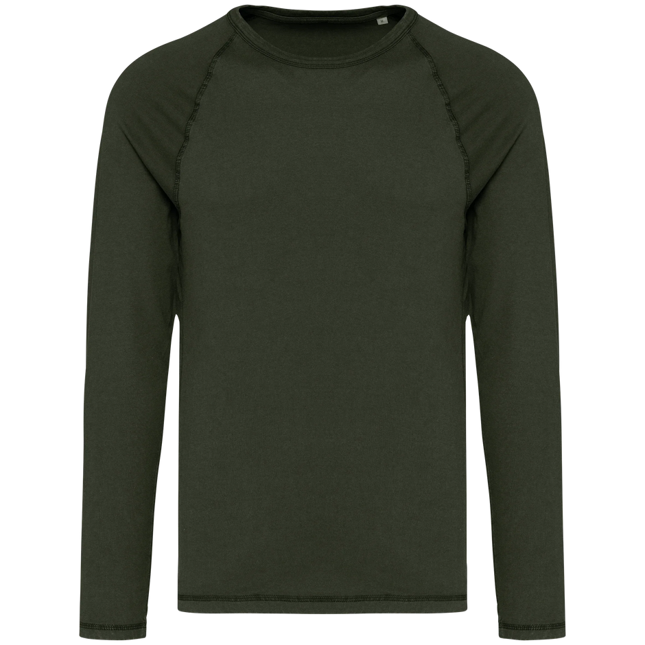 NS338 - T-shirt écoresponsable raglan manches longues homme - Occifloc