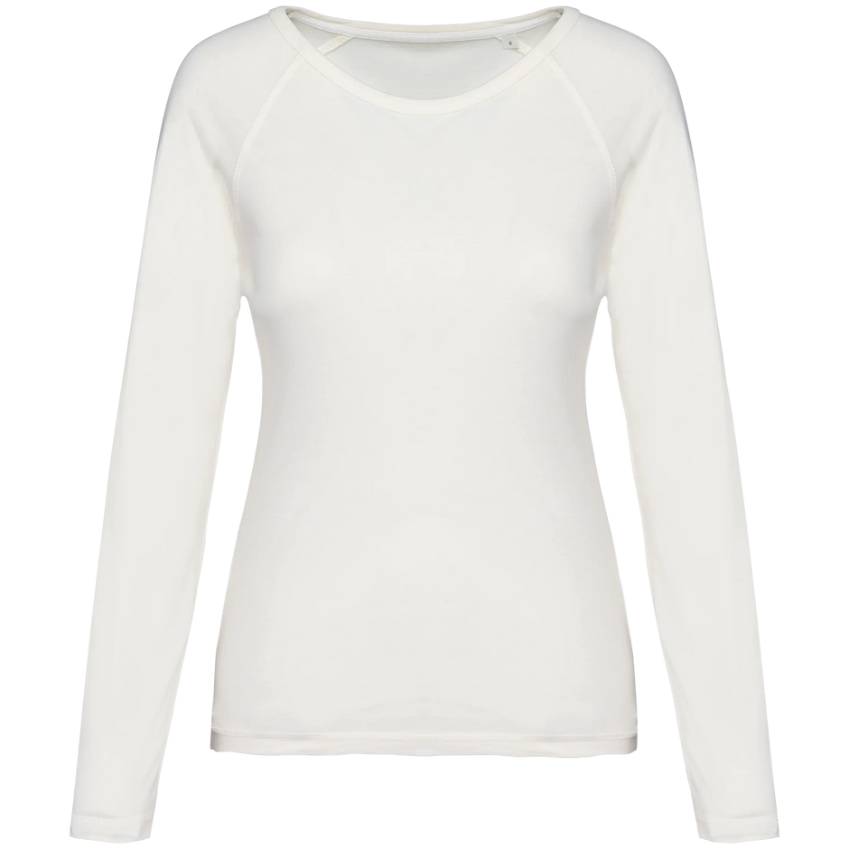 NS339 - T-shirt écoresponsable raglan manches longues femme - Occifloc