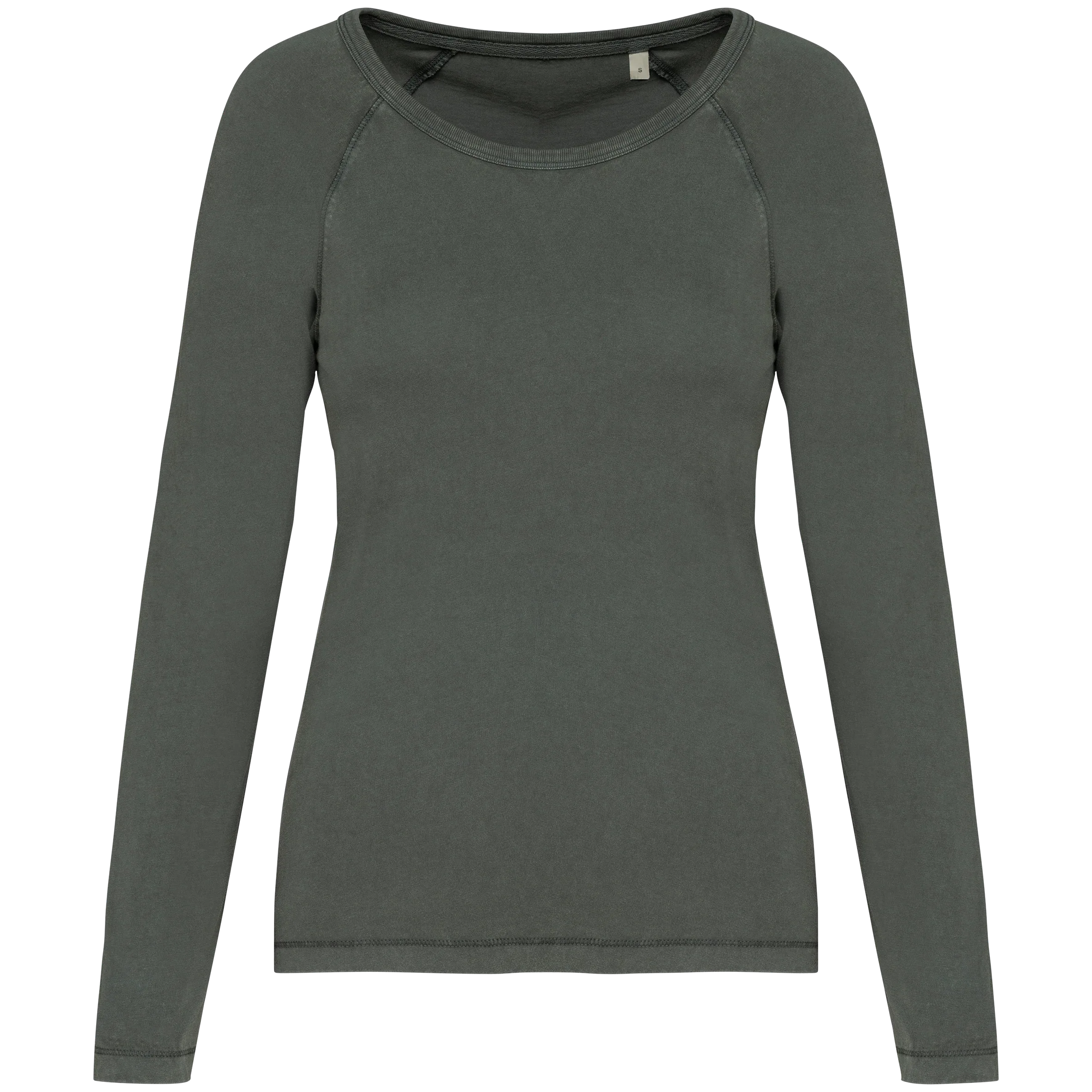 NS339 - T-shirt écoresponsable raglan manches longues femme - Occifloc