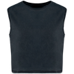 NS342 - T-shirt écoresponsable crop sans manche femme - Occifloc