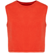 NS342 - T-shirt écoresponsable crop sans manche femme - Occifloc