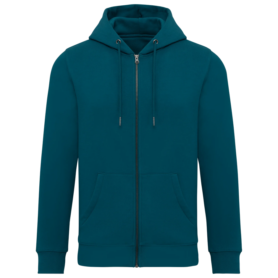 NS402 - Sweat-shirt écoresponsable zippé à capuche unisexe - Occifloc