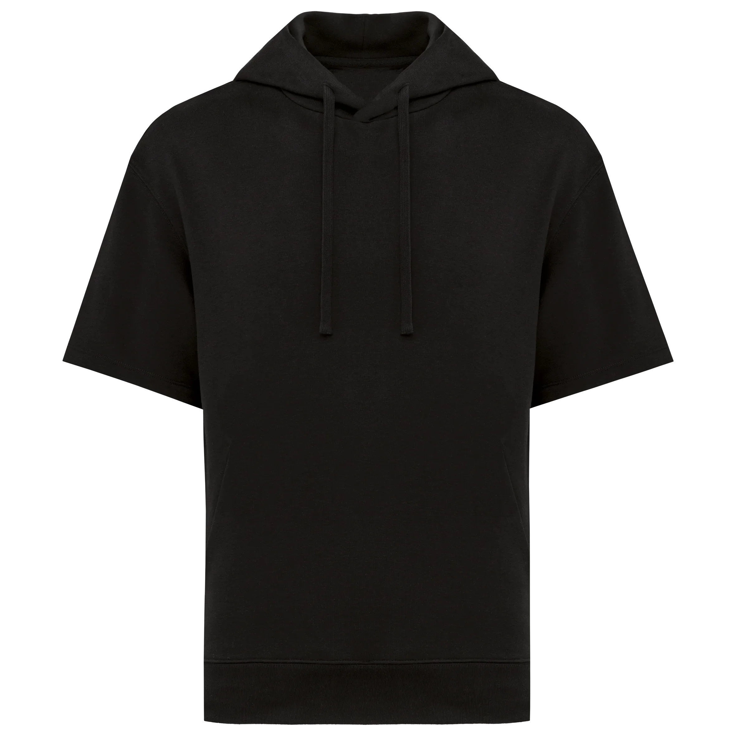 NS406 - Sweat-shirt écoresponsable à capuche à épaules tombantes manches courtes French Terry unisexe - Occifloc