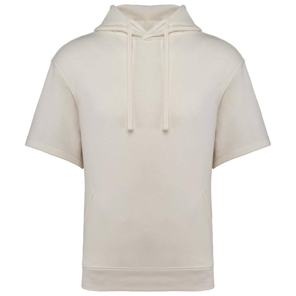 NS406 - Sweat-shirt écoresponsable à capuche à épaules tombantes manches courtes French Terry unisexe - Occifloc