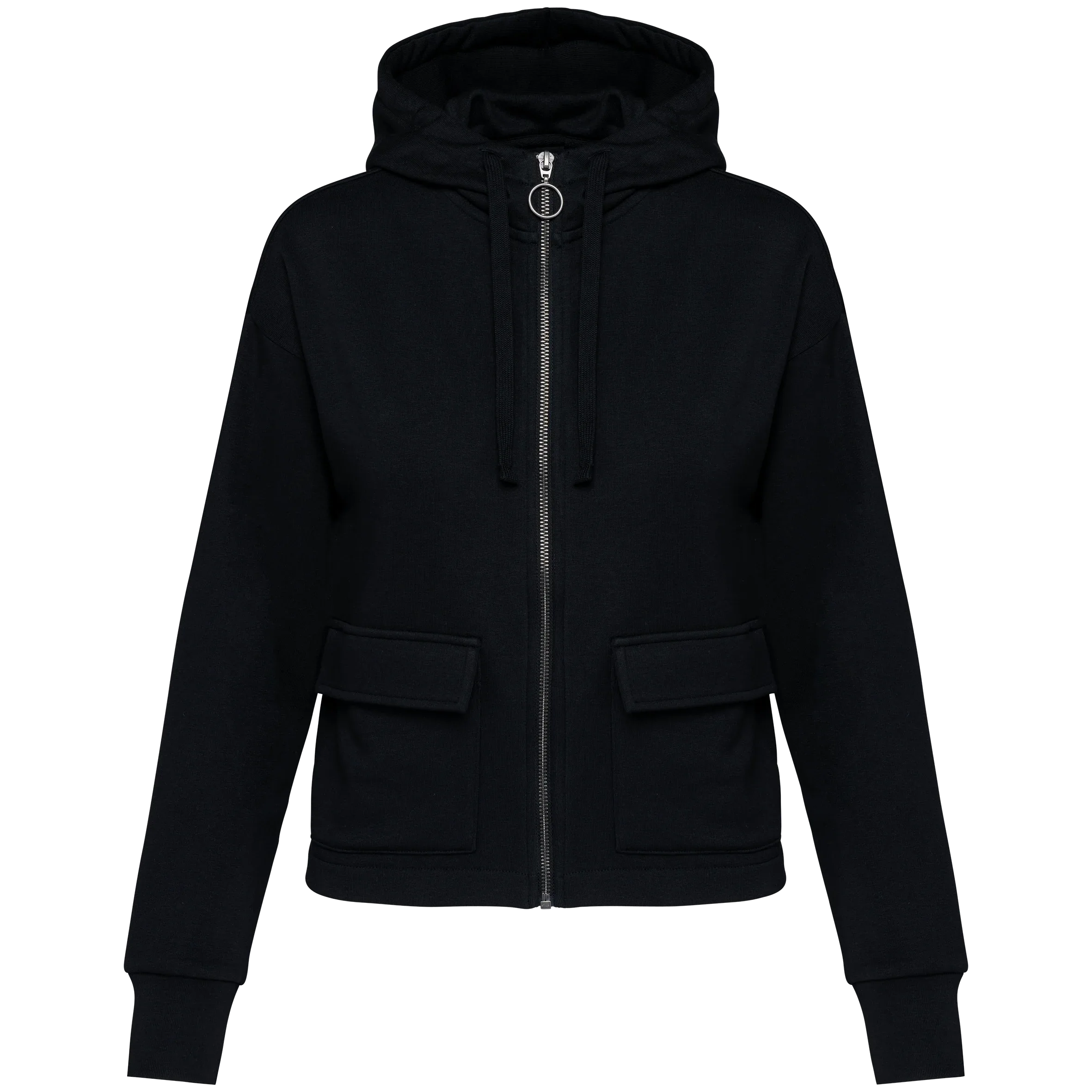 NS409 - Sweat-shirt écoresponsable zippé à capuche French Terry femme - Occifloc