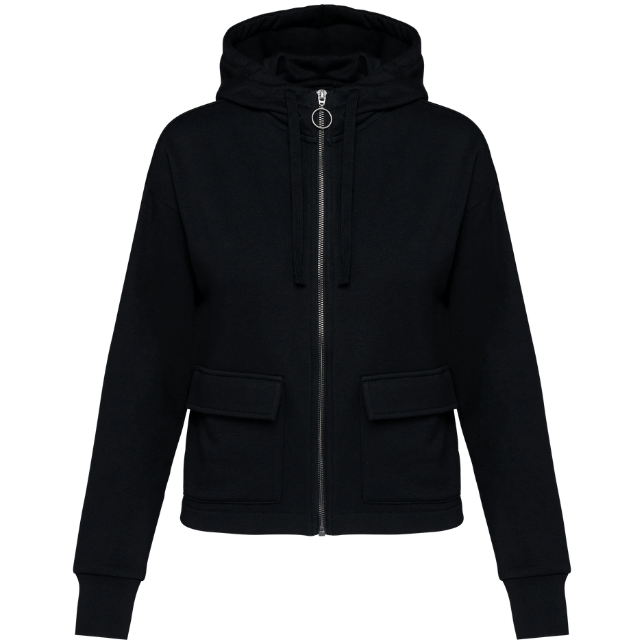 NS409 - Sweat-shirt écoresponsable zippé à capuche French Terry femme - Occifloc