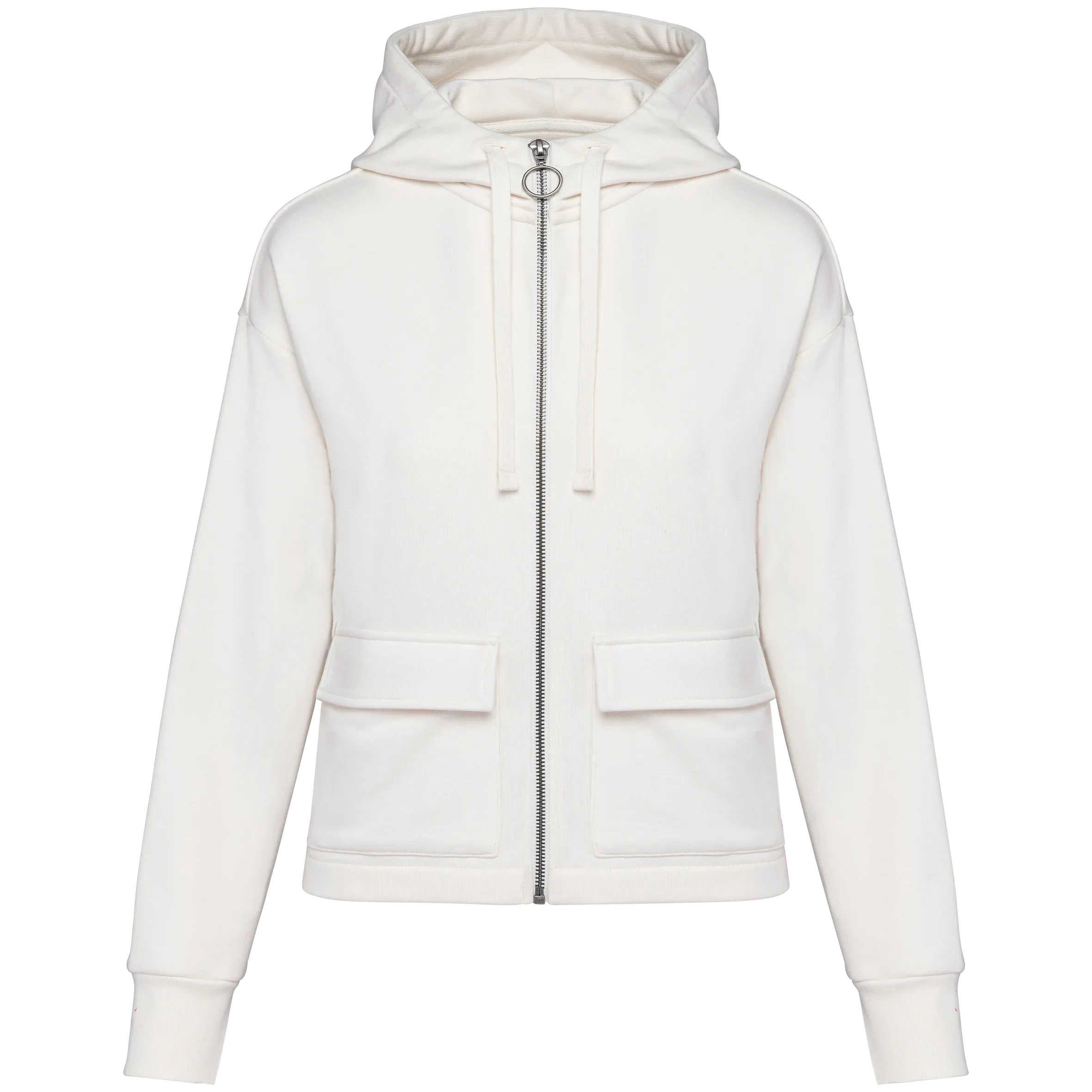 NS409 - Sweat-shirt écoresponsable zippé à capuche French Terry femme - Occifloc