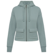 NS409 - Sweat-shirt écoresponsable zippé à capuche French Terry femme - Occifloc