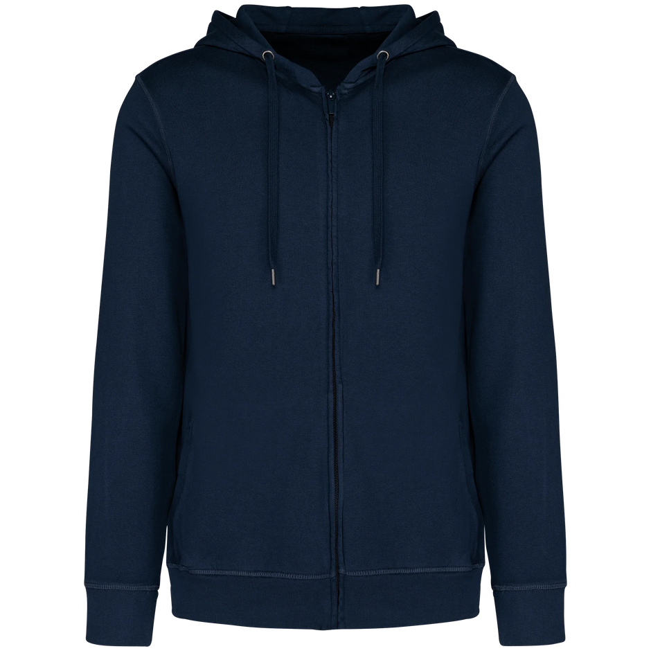 NS417 - Sweat-shirt écoresponsable zippé à capuche French Terry unisexe - Occifloc