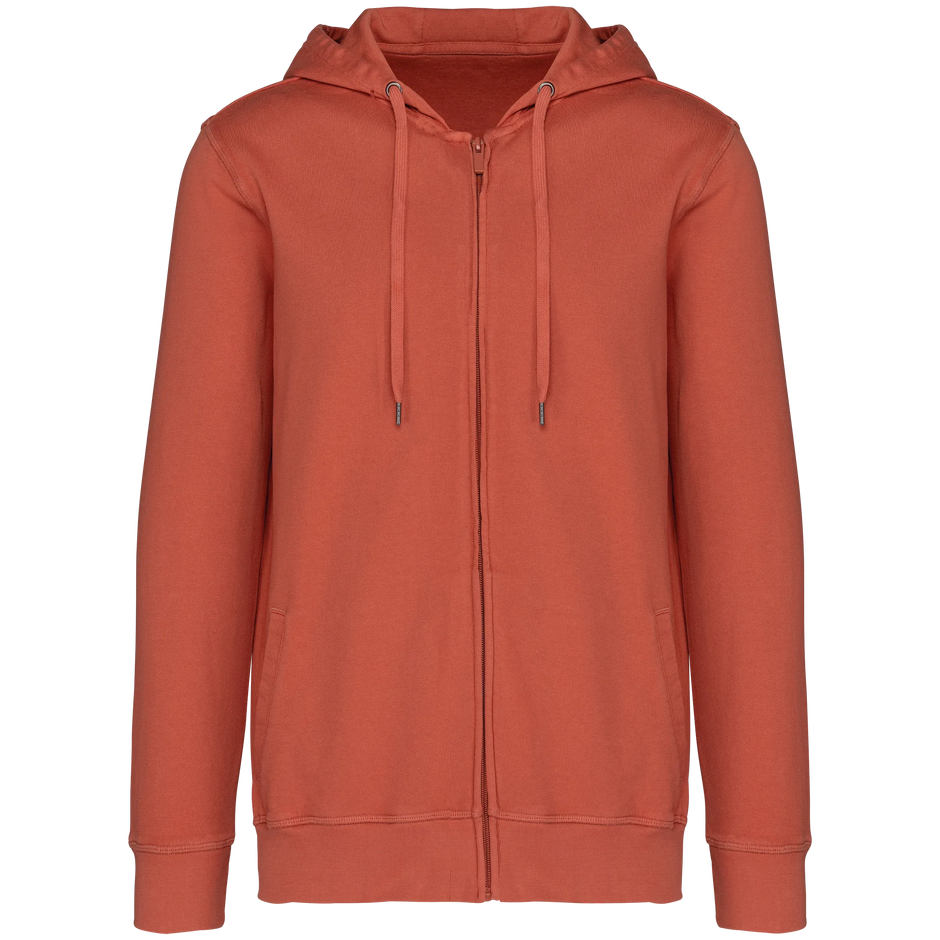 NS417 - Sweat-shirt écoresponsable zippé à capuche French Terry unisexe - Occifloc