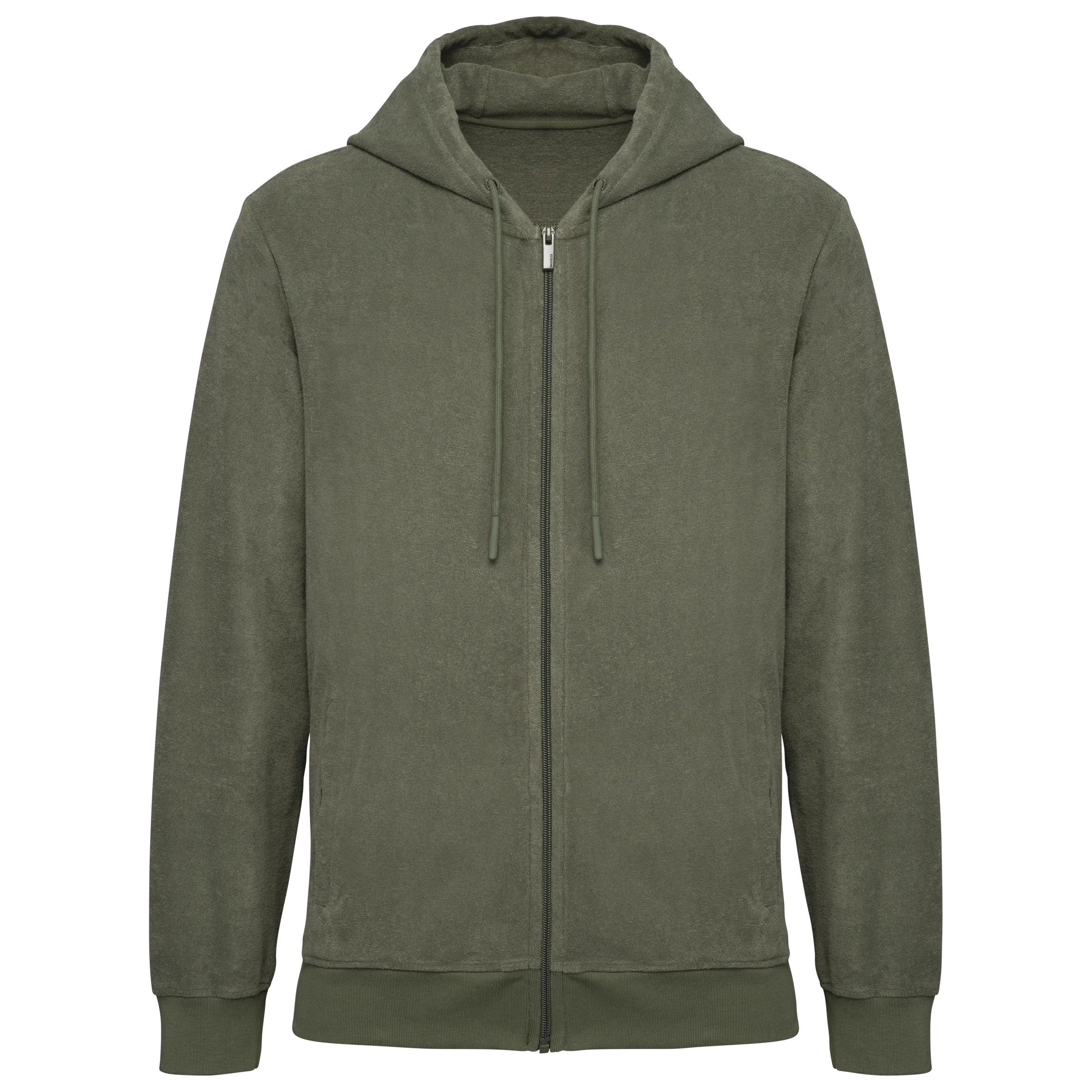 NS419 - Sweat-shirt écoresponsable en éponge zippé à capuche homme - Occifloc