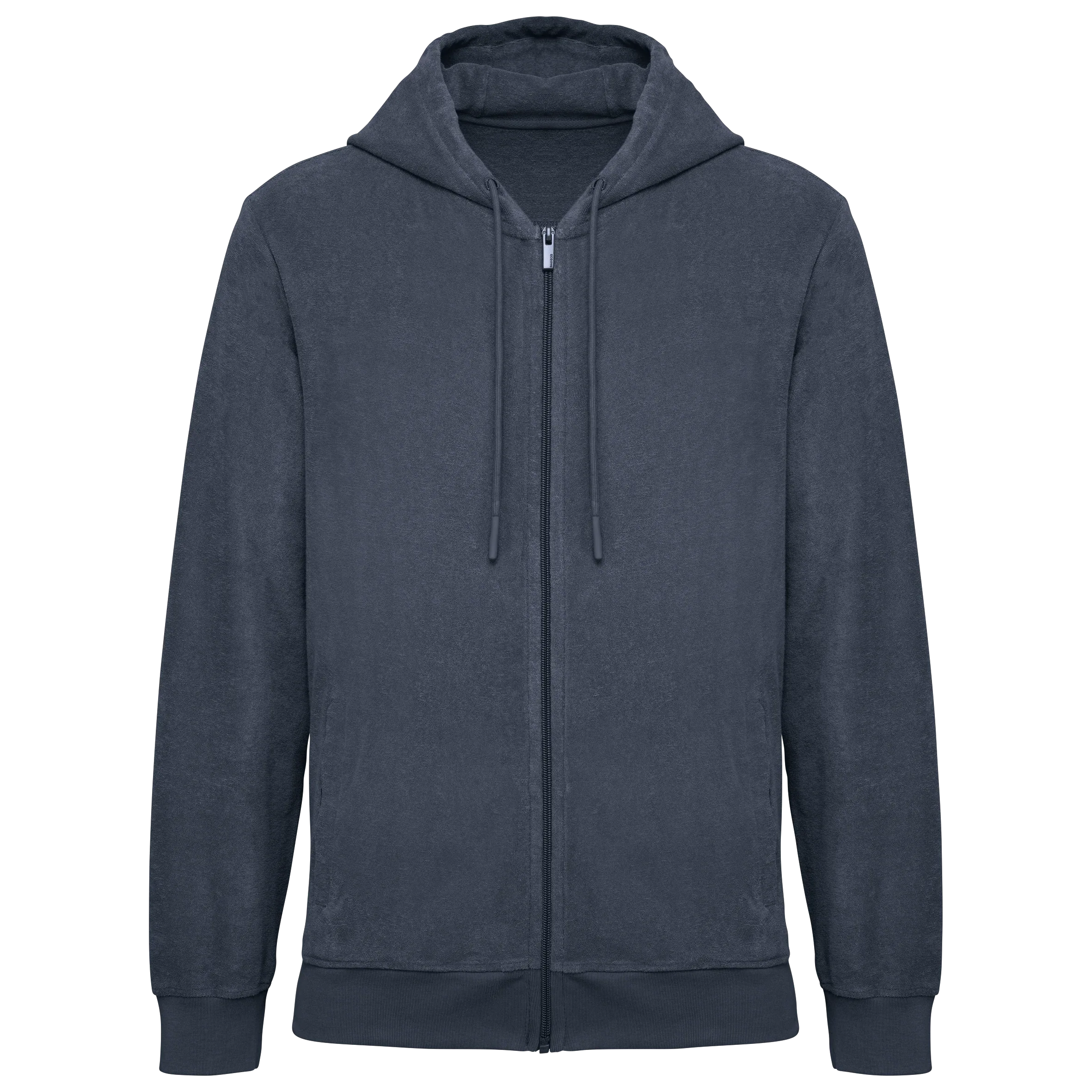 NS419 - Sweat-shirt écoresponsable en éponge zippé à capuche homme - Occifloc