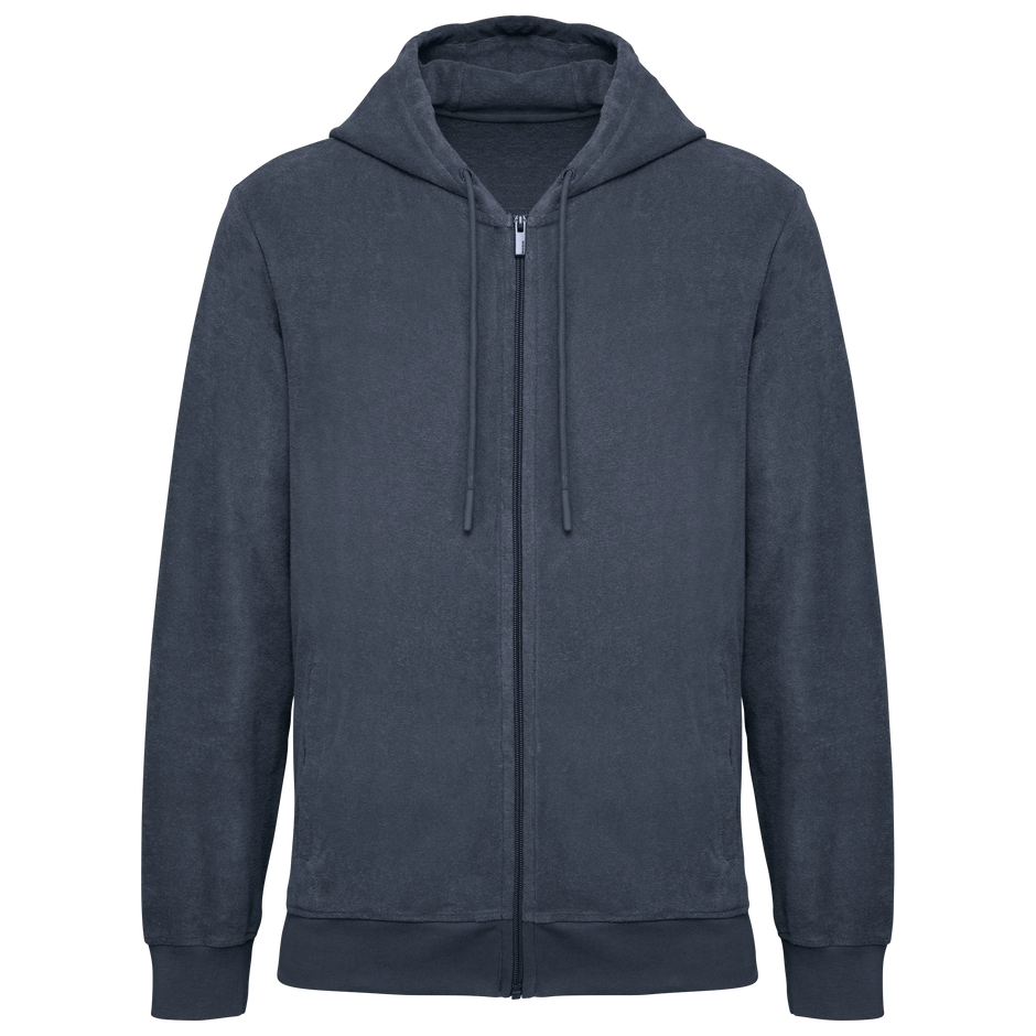 NS419 - Sweat-shirt écoresponsable en éponge zippé à capuche homme - Occifloc