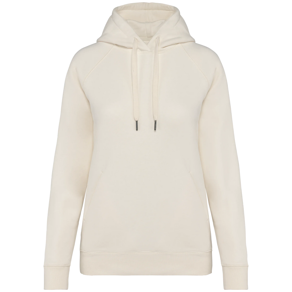 NS422 - Sweat-shirt écoresponsable à capuche raglan femme - Occifloc