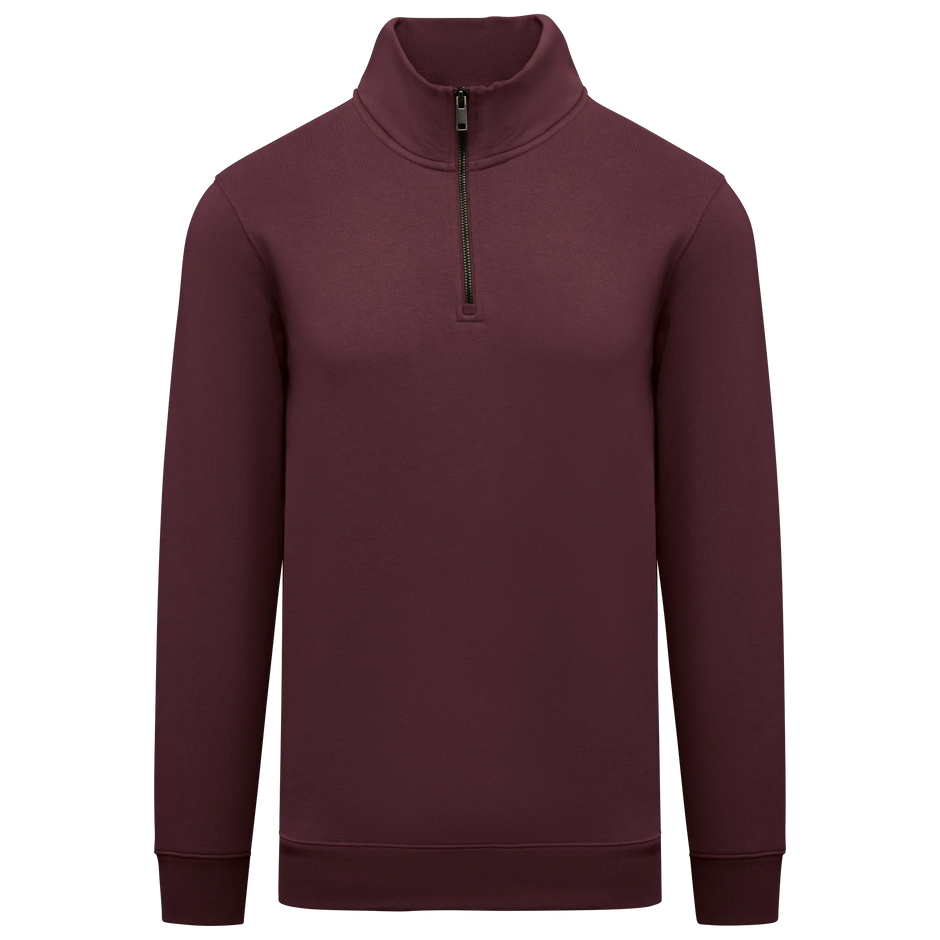 NS428 - Sweat-shirt écoresponsable à col montant zippé homme - Occifloc