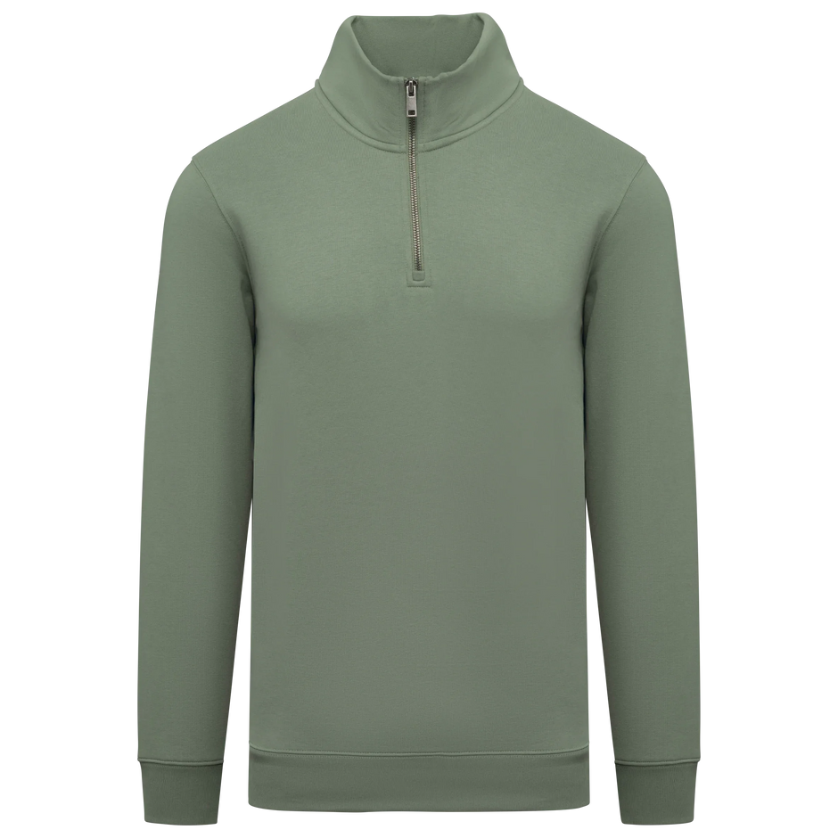 NS428 - Sweat-shirt écoresponsable à col montant zippé homme - Occifloc