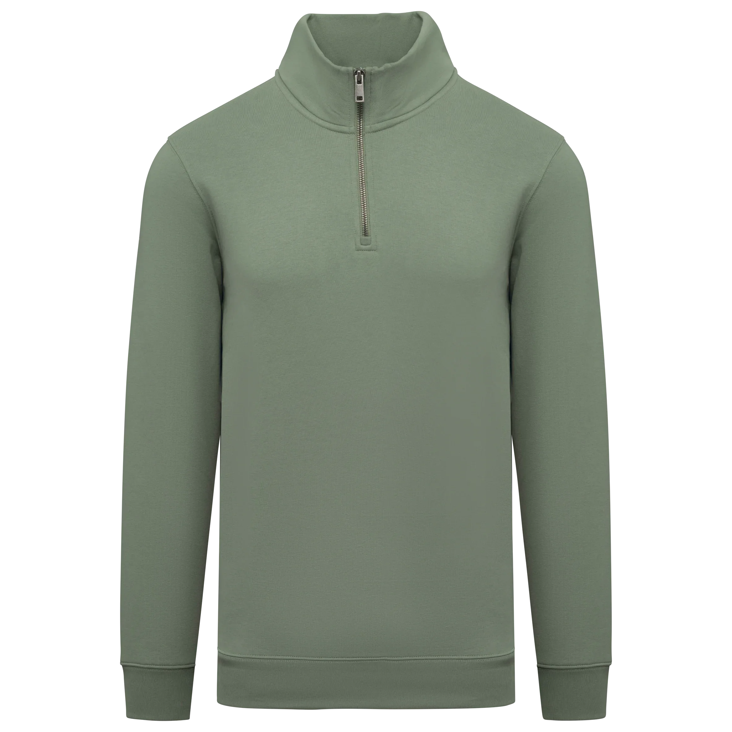 NS428 - Sweat-shirt écoresponsable à col montant zippé homme - Occifloc