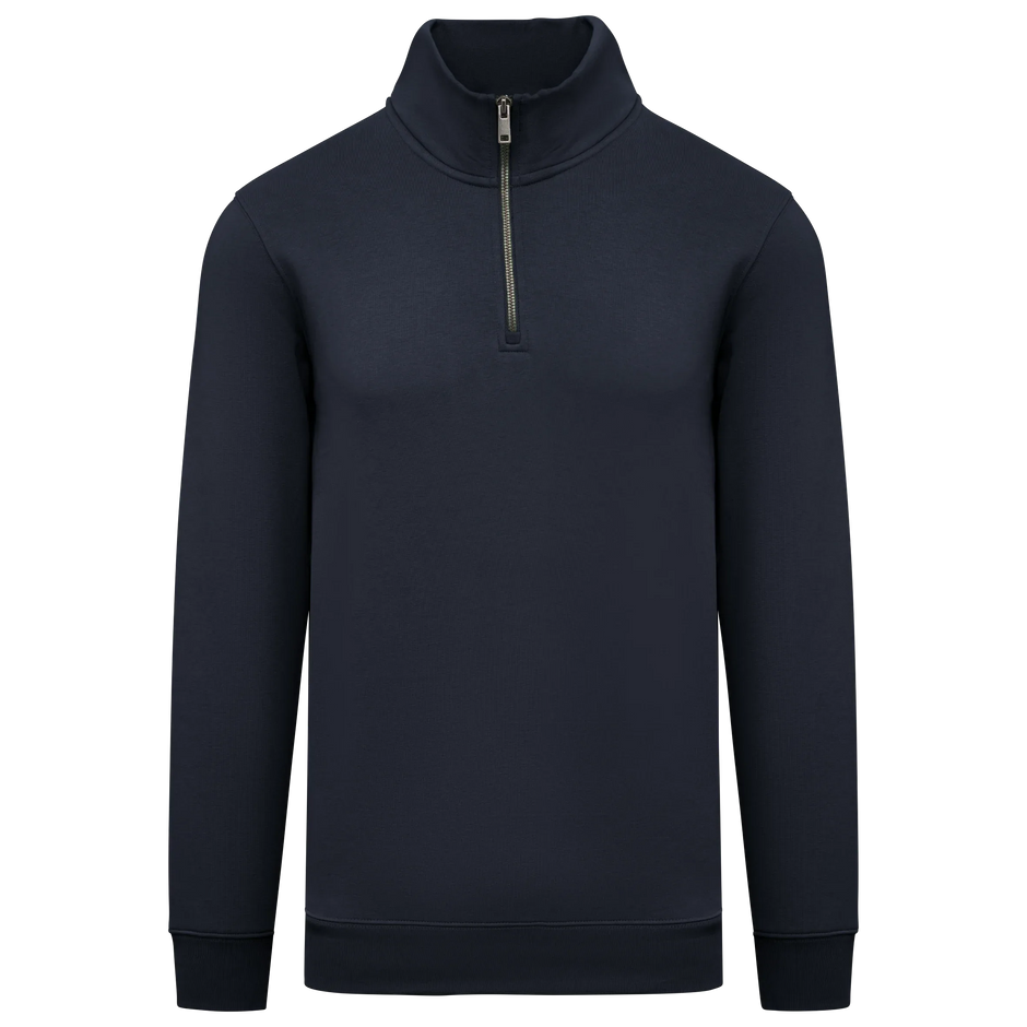 NS428 - Sweat-shirt écoresponsable à col montant zippé homme - Occifloc