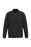 NS432 - Sweat-shirt écoresponsable quart zip col polo à épaules tombantes unisexe - Occifloc