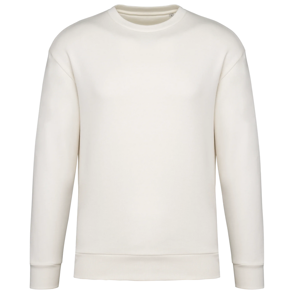 NS435 - Sweat-shirt écoresponsable à col rond à épaules tombantes molleton gratté unisexe - Occifloc