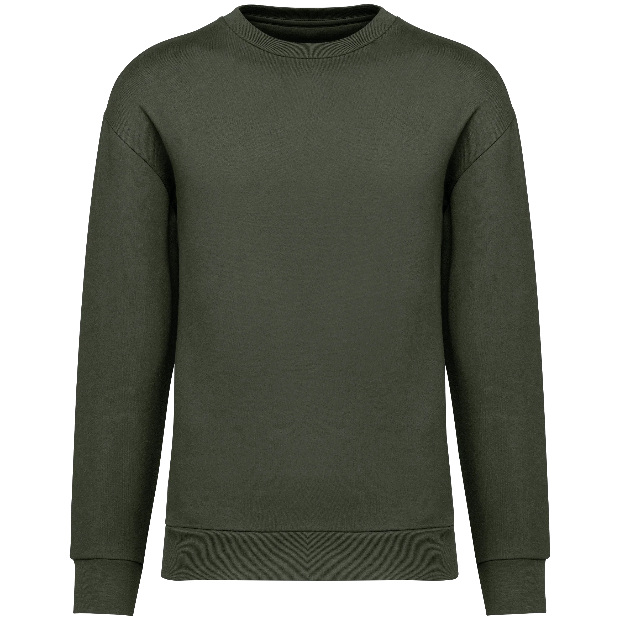 NS435 - Sweat-shirt écoresponsable à col rond à épaules tombantes molleton gratté unisexe - Occifloc