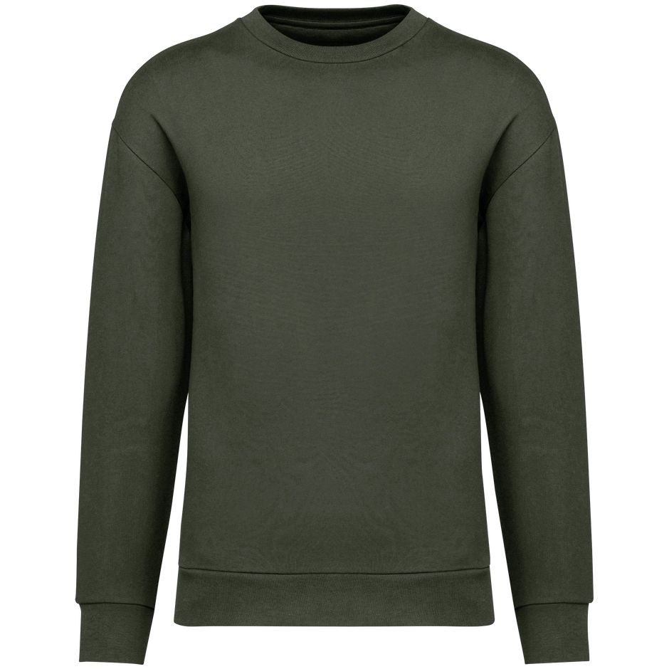 NS435 - Sweat-shirt écoresponsable à col rond à épaules tombantes molleton gratté unisexe - Occifloc